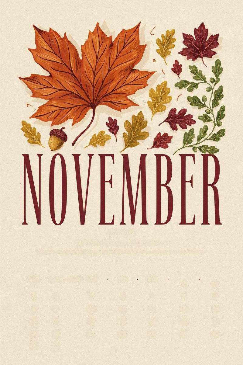 November Calendar Featured Photo