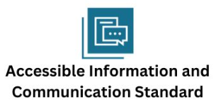Icon for Accessible Information and Communication training.