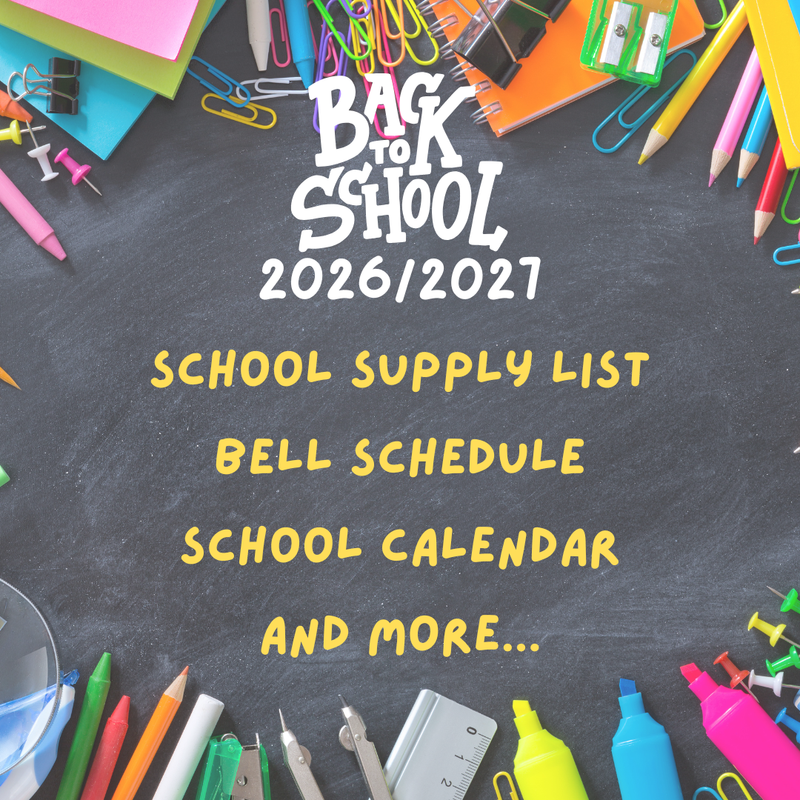 Back to School Information Featured Photo