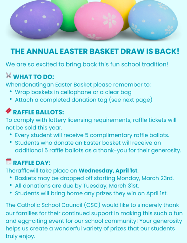 Easter Basket Raffle