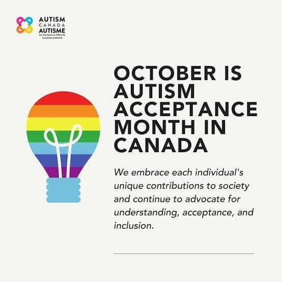 October is Autism Acceptance Month