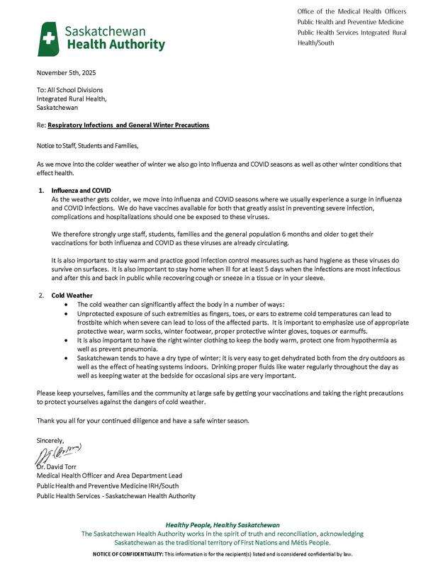 Respiratory Infections and General Winter Precautions Featured Photo