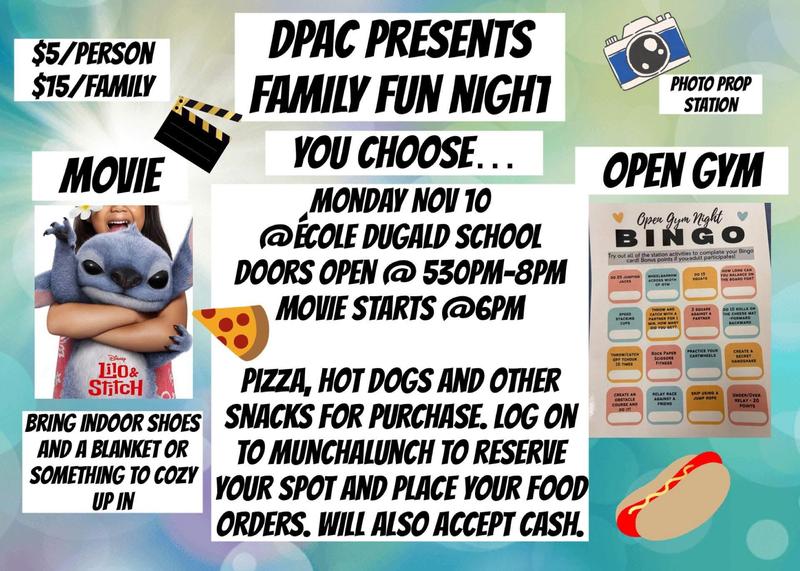 DPAC Movie Night Nov 10