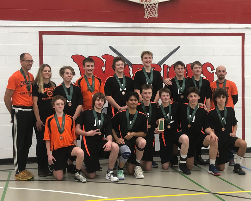 Carnduff Sr. Boys Volleyball Team Wins Bronze!