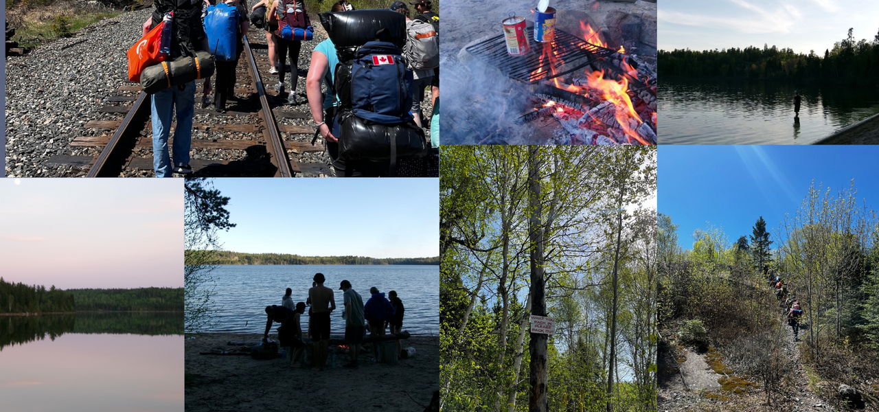Photos of camping trip experience