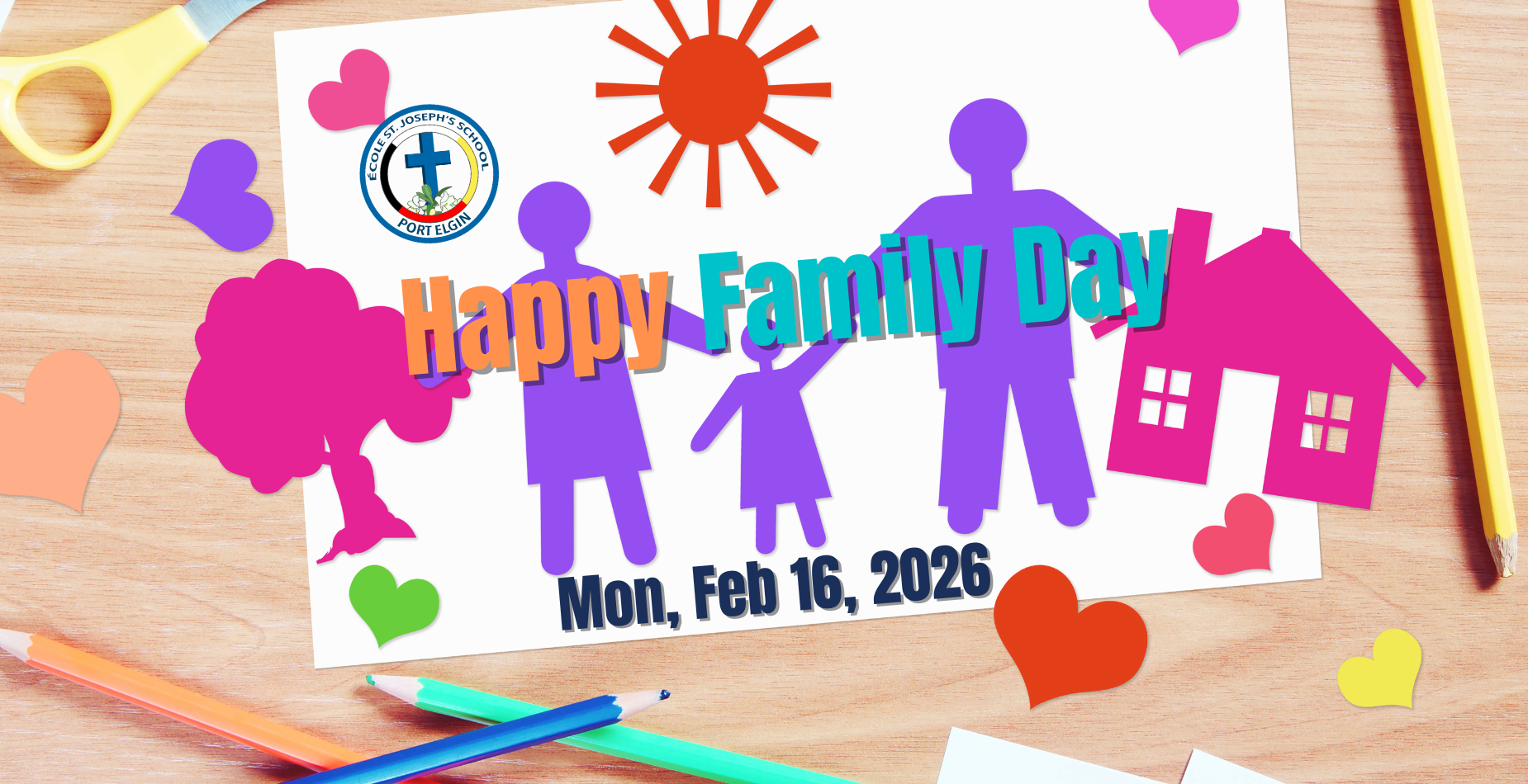 Happy Family Day Mon, Feb 16, 2026