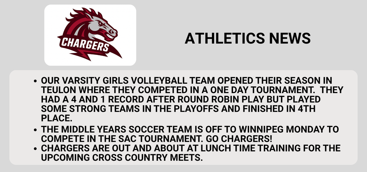 Athletes are busy this week!