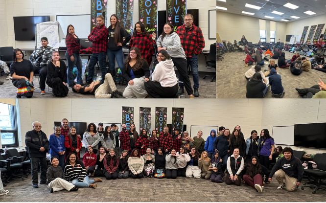 Students participating in activities