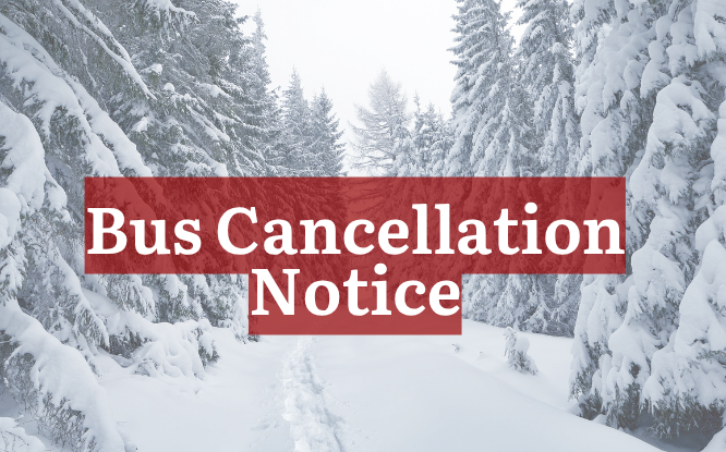 Bus Cancellation Notice
