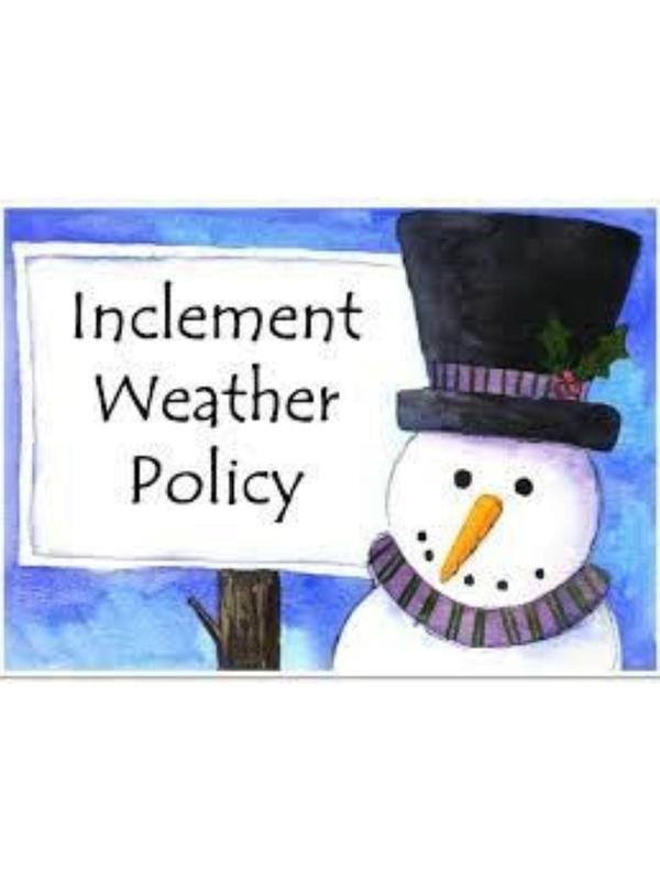 Inclement Weather Policy