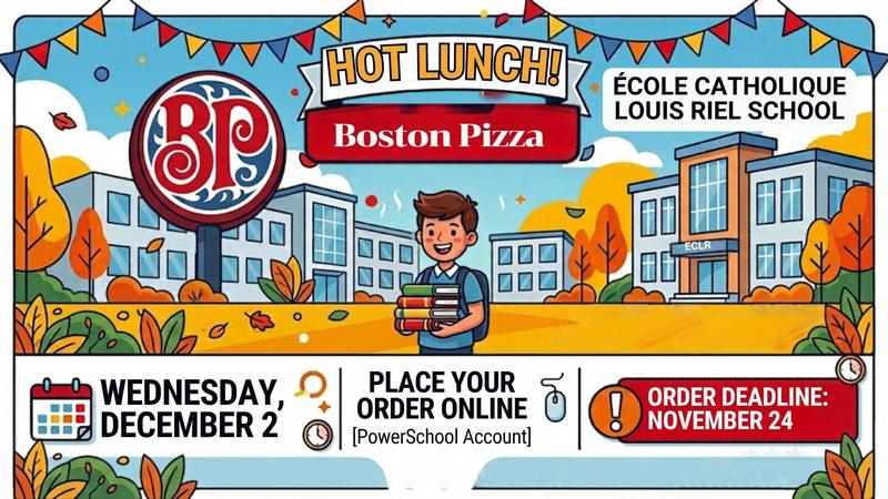 Boston Pizza Hot Lunch - Wednesday December 2nd Featured Photo