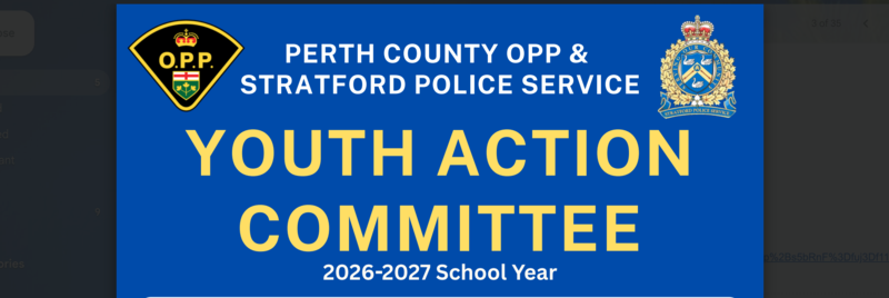 OPP snd stratford police youth action committee