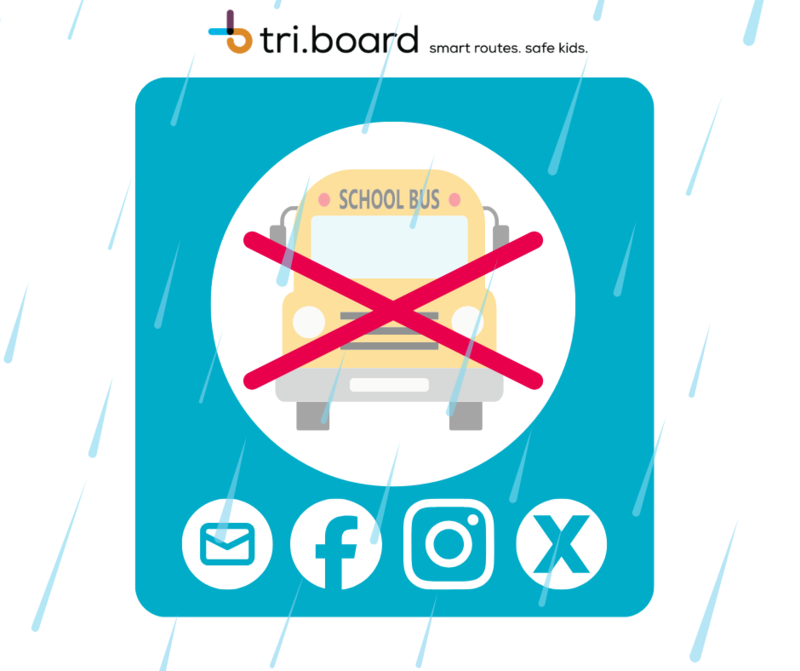 Triboard Bus Cancellation graphic