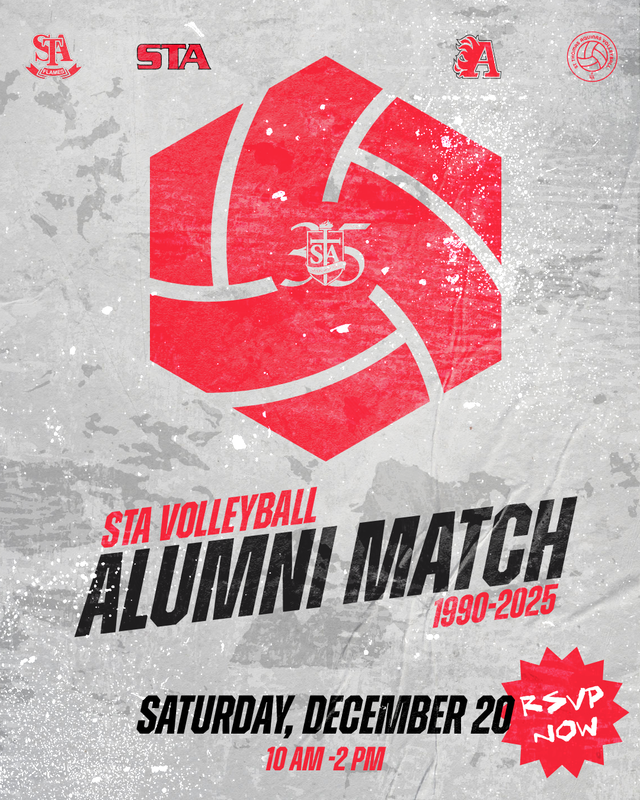 STA Volleyball Alumni Game poster