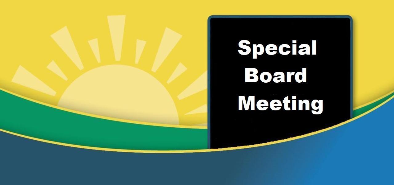 Special Board Meeting