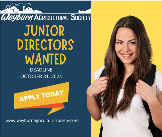 Weyburn Agricultural Society: Junior Directors Wanted