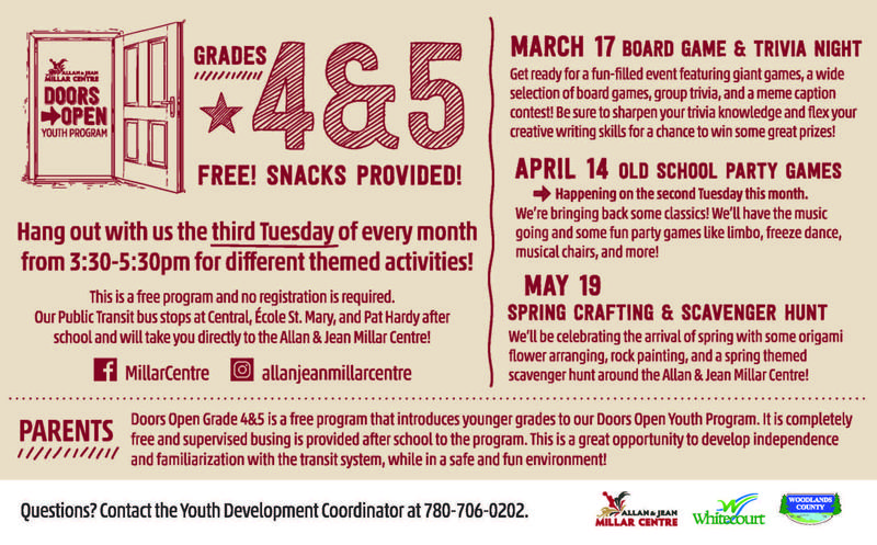 Whitecourt April Programming Featured Photo