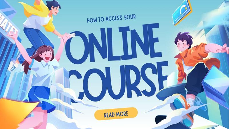 how to access your online course