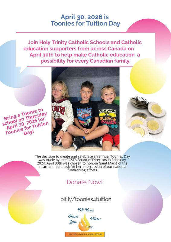 Thursday, April 30 is National Toonies for Tuition Day Featured Photo
