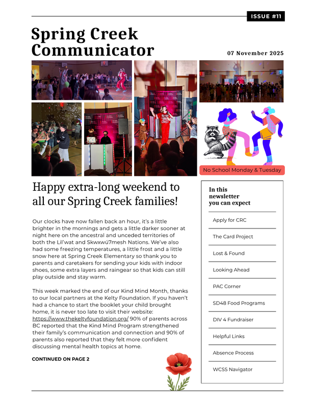 Spring Creek Communicator