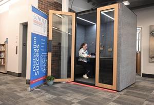 Study pod at Picton library.