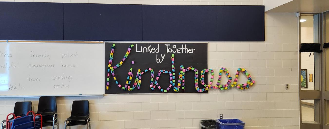 Linked Together by Kindness - whole school positive affirmations!