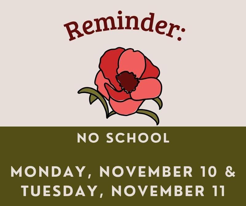 No School Reminder