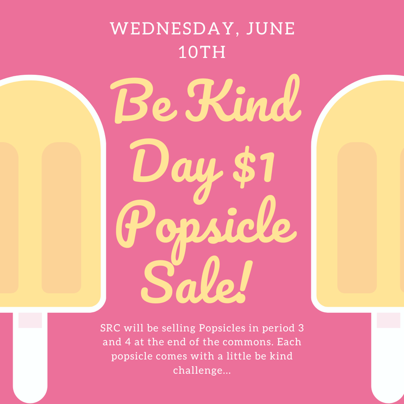 Be Kind Day: $1 Popsicle Sale