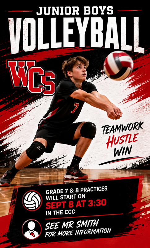 WCS Junior Boys Volleyball