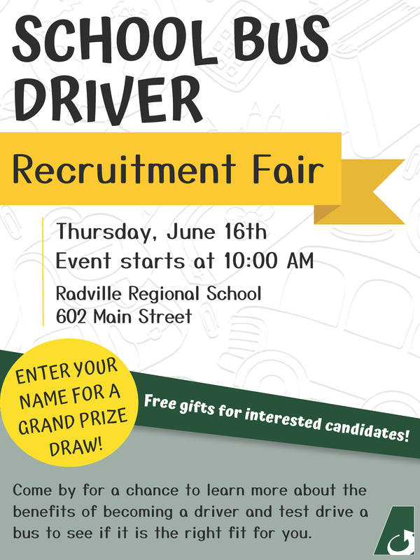 June 16th - School Bus Driver Recruitment Fair