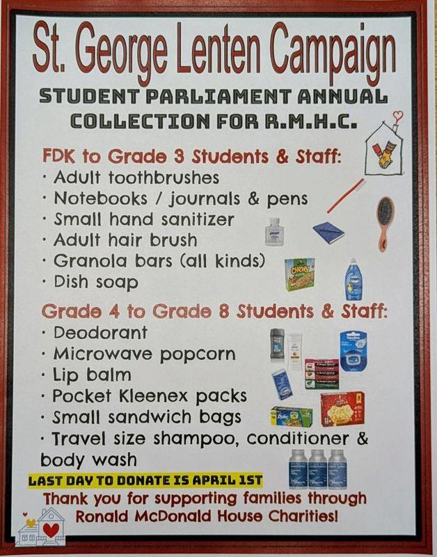 St. George Lenten Campaign