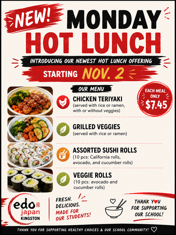 Edo Japan Menu