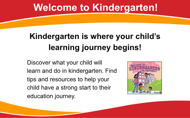 Welcome to Kindergarten