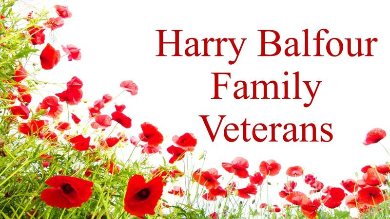Harry Balfour Family Veterans