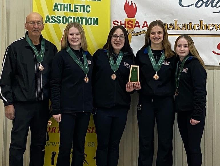 Carnduff Senior Girls Curling Team Wins Bronze at Provincials!