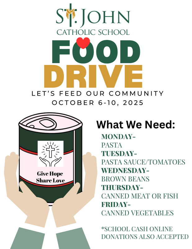 SJCES Food Drive to Support The Table Featured Photo
