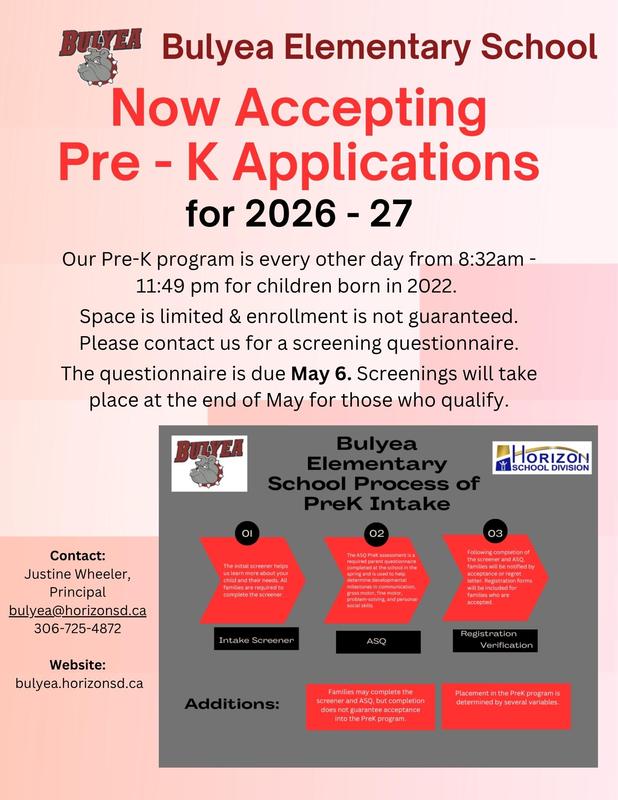 PreK Information 2026-27