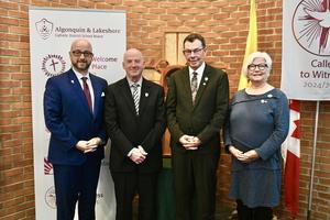 Left to right, pictured: David DeSantis, Shawn Murphy, Brian Evoy and Joanne Belanger.