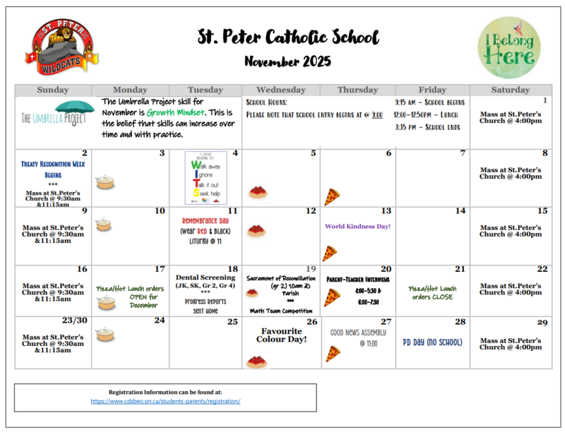 November 2025 School Calendar Featured Photo