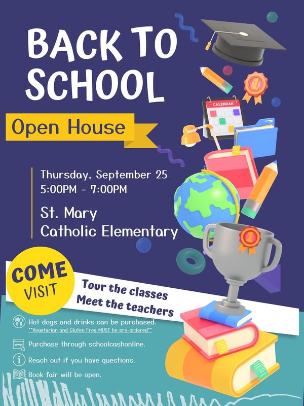 Open House - Thursday, September 25, 2025