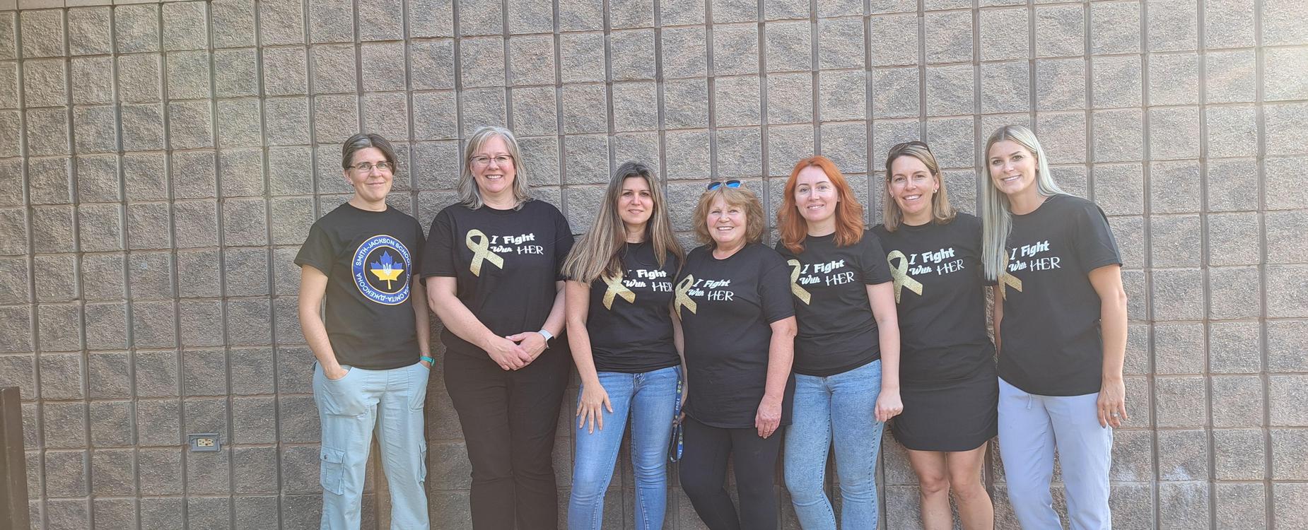 SJS staff at Back to School Hot Dog Supper