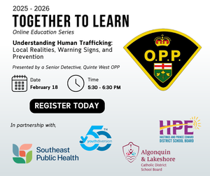 Together To Learn on-line education series promotional graphic