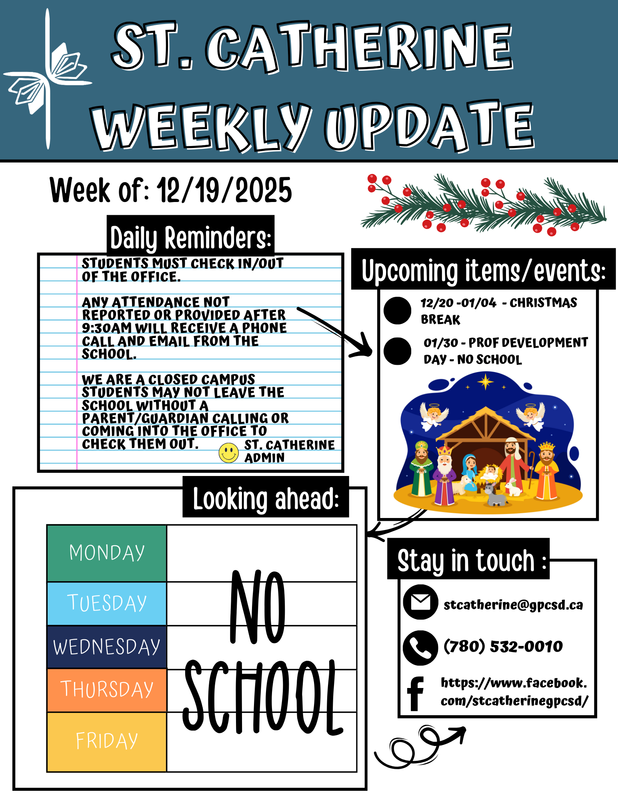 St. Catherine Weekly Update