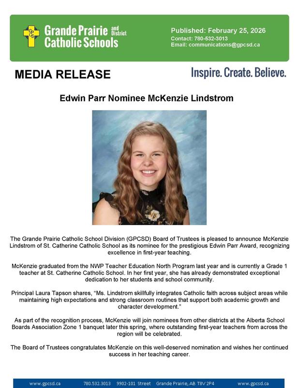 2025-2026 GPCSD Edwin Parr Nominee Featured Photo
