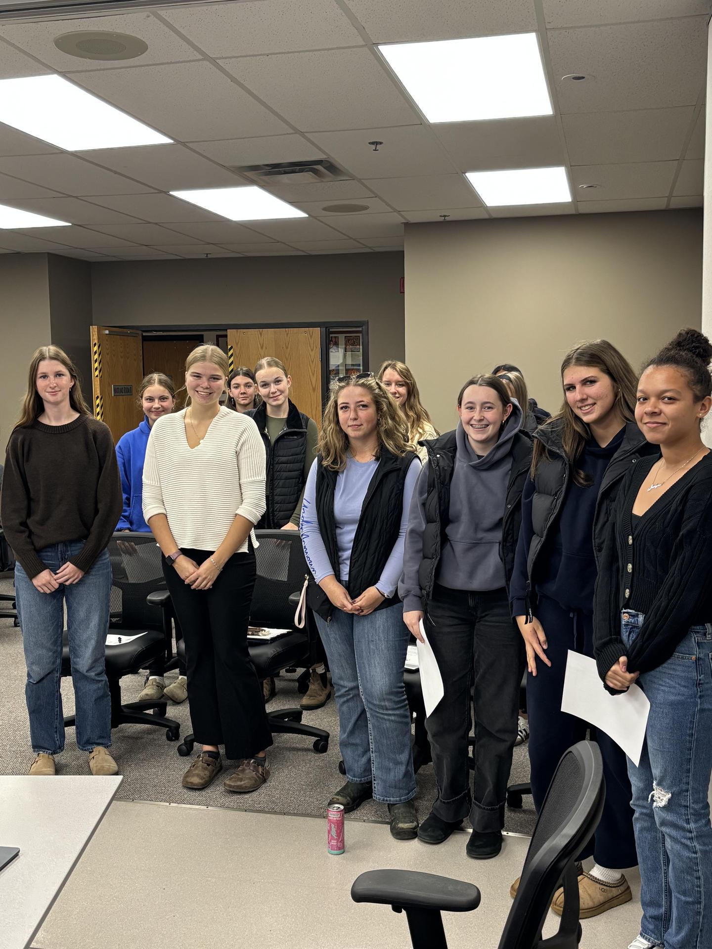 Group shot of student senators