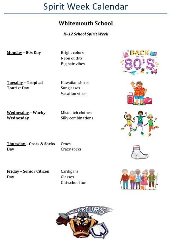 spirit week days