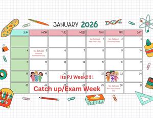 January 2026 Calendar