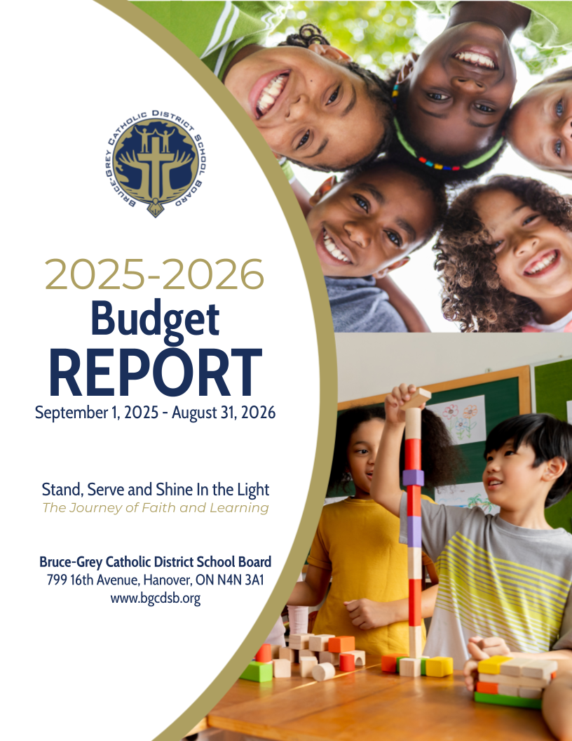 Board Budget Report front page