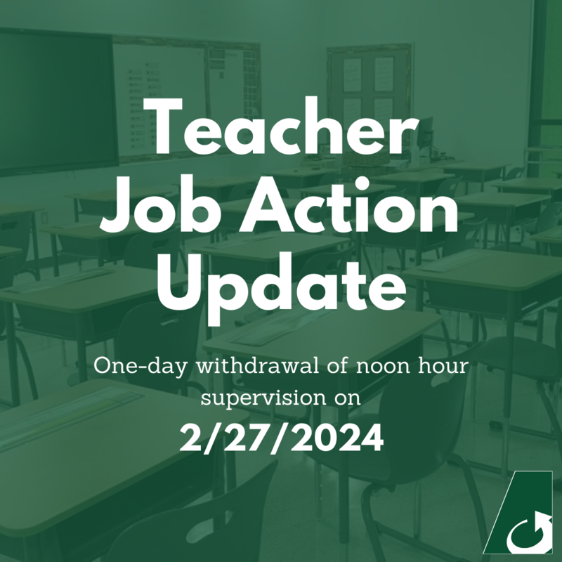Teacher Job Action Update