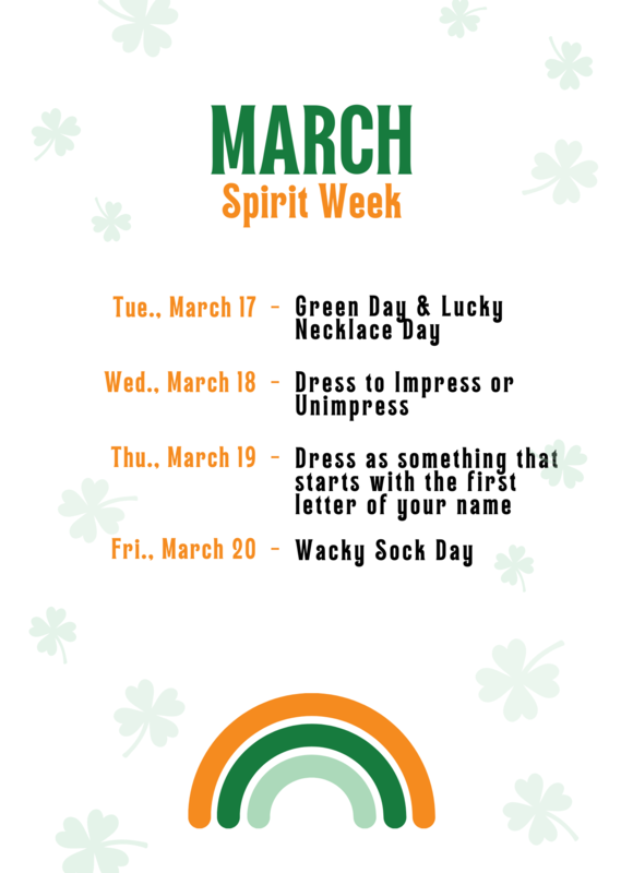 march spirit week